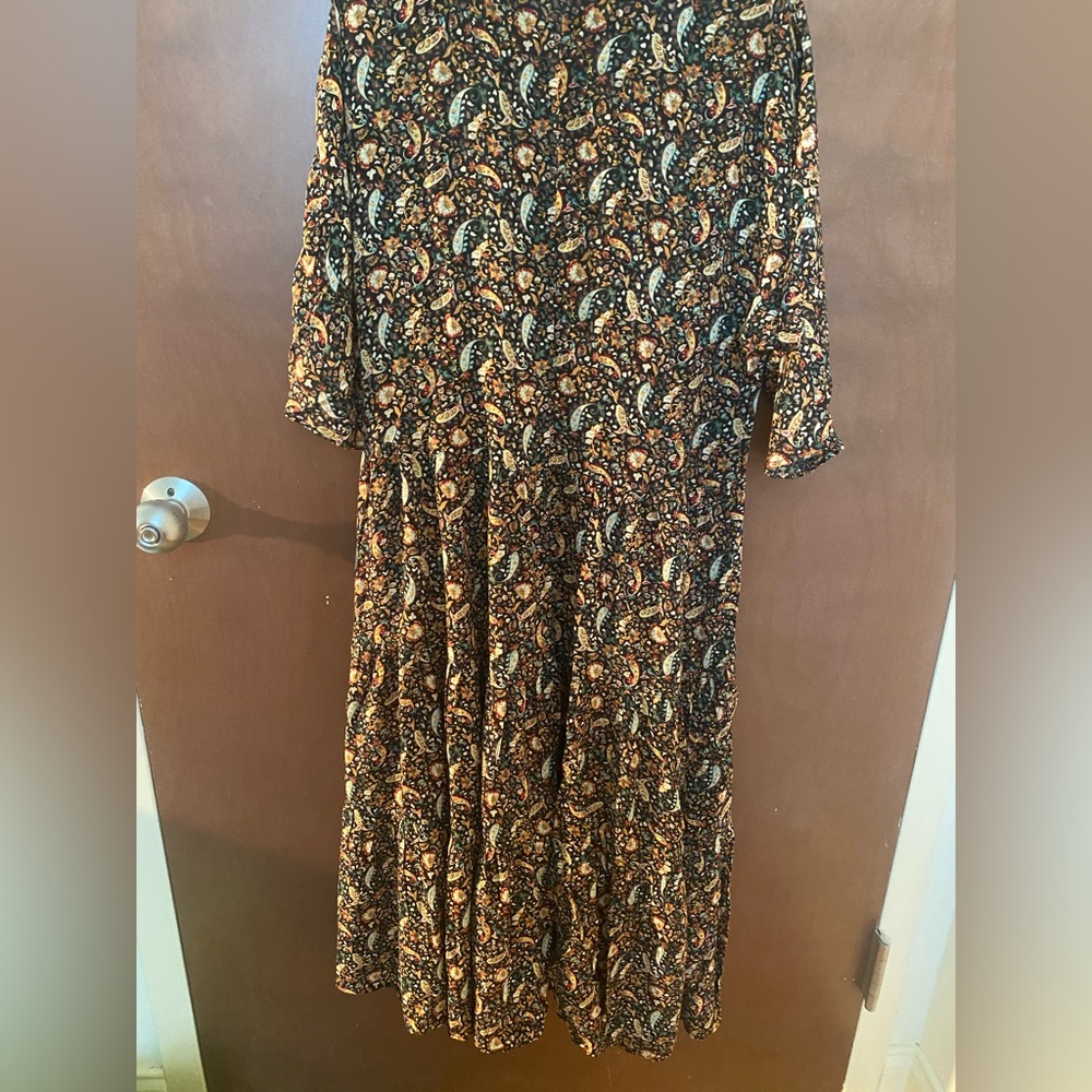 V neck zara long flowy dress - Picture 3 of 7
